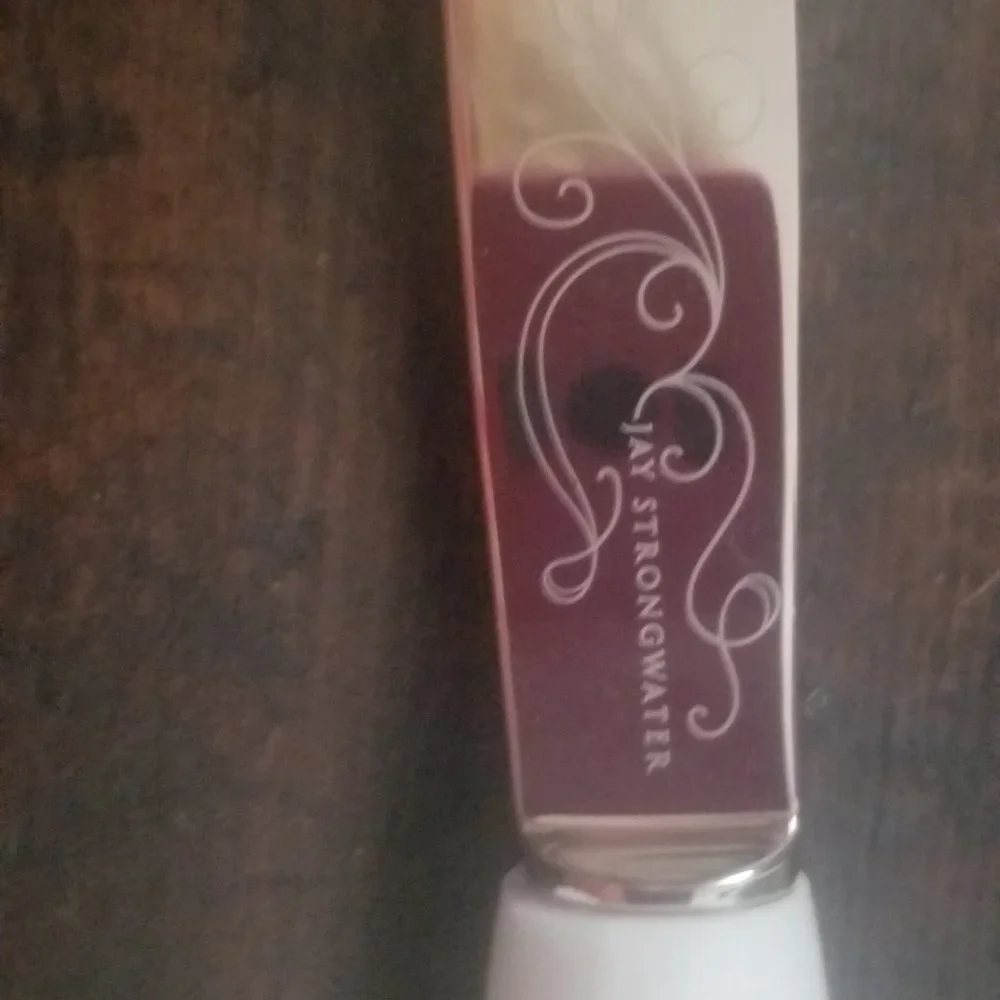 WOW RARE JAY STRONGWATER MODERN WHITE MARBLE CHEESE SERVING BUTTER SILVER KNIFE